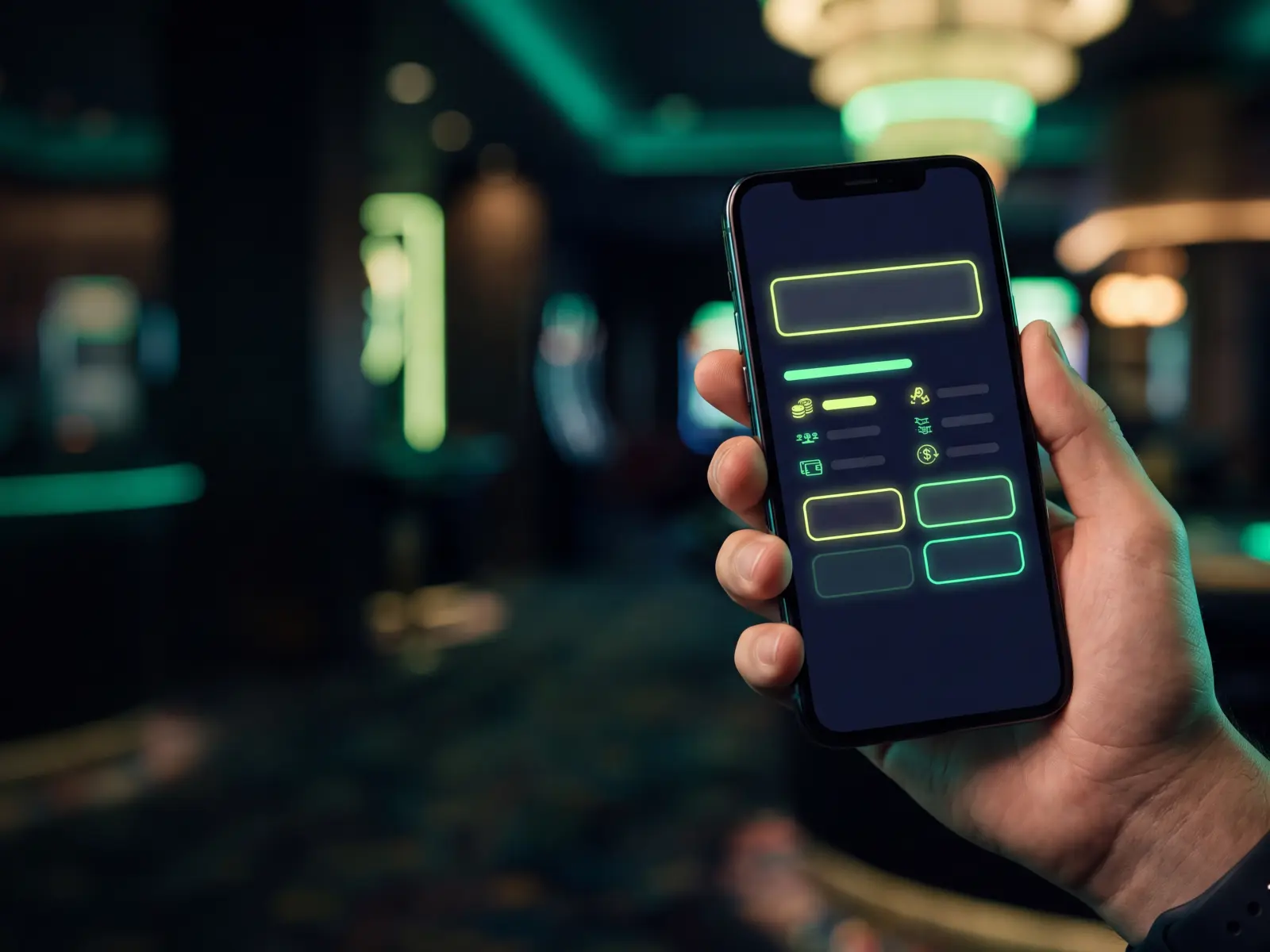 Smartphone mit Formular und Feld für den Bonuscode
